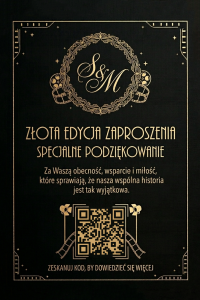 S&M Dyssy - Sylwia & Mateusz - Zaproszenie
